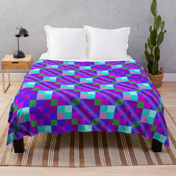 Item preview, Retro Neon Geometric Checkered Seamless Pattern designed and sold by Birotaju.