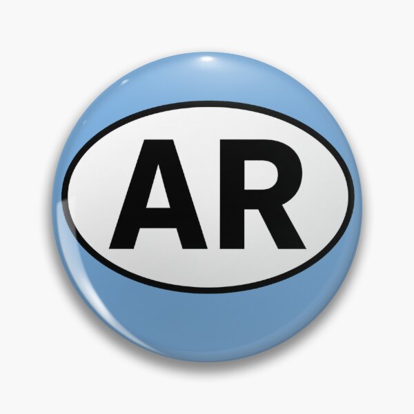 Item preview, Argentina International Oval Sticker · Minimalist  Travel Identity designed and sold by The Digital Compass.