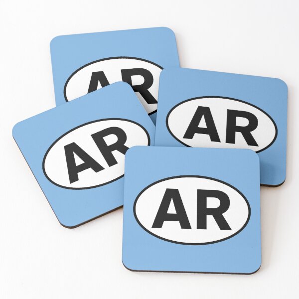 Item preview, Argentina International Oval Sticker · Minimalist  Travel Identity designed and sold by The Digital Compass.