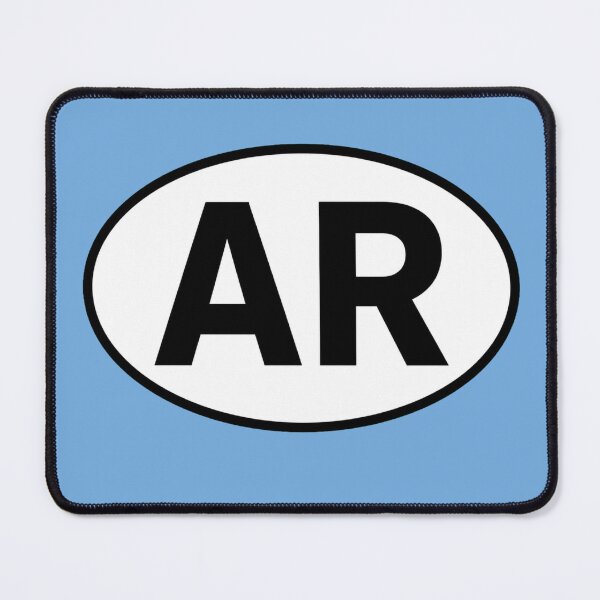 Item preview, Argentina International Oval Sticker · Minimalist Travel Identity designed and sold by The Digital Compass.