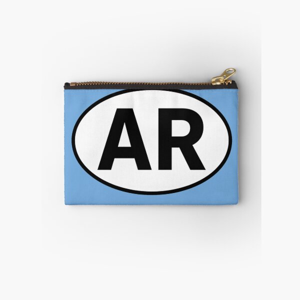 Artikelvorschau, Argentinien Internationaler Ovaler Aufkleber · Minimalistische Reiseidentität entworfen und verkauft von The Digital Compass.