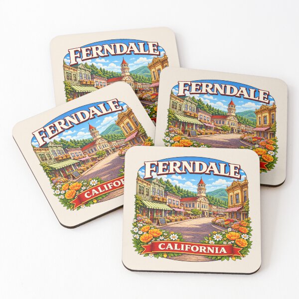 Item preview, Ferndale, California - Victorian Village designed and sold by Myra365Art.