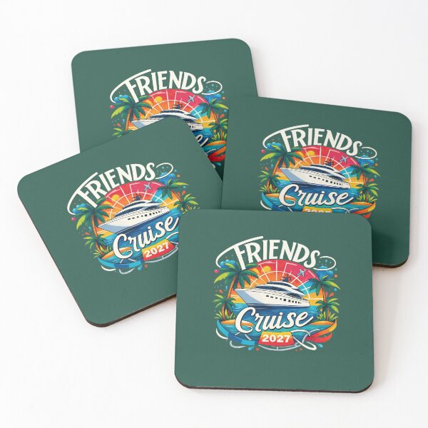 Item preview, Friends Cruise 2027 Cruise Squad 2027 Funny Friend Group Essential T-Shirt designed and sold by KuzBa.