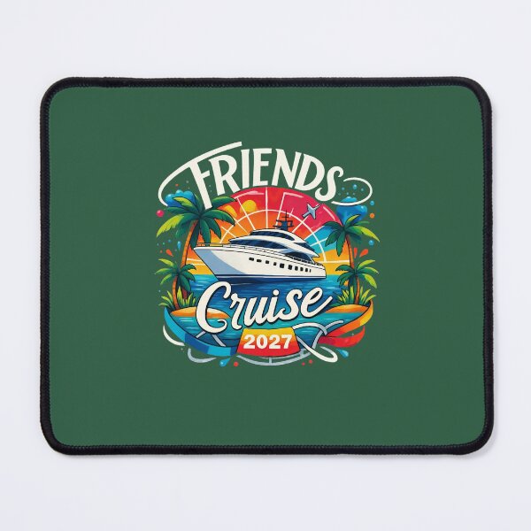 Item preview, Friends Cruise 2027 Cruise Squad 2027 Funny Friend Group Essential T-Shirt designed and sold by KuzBa.
