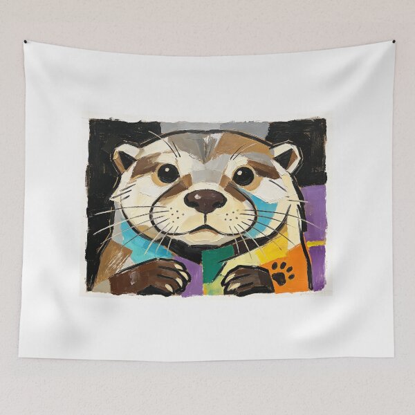Item preview, impasto portrait designed and sold by forget45studio.