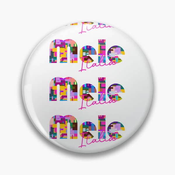 Item preview, Mele, Genova, Italy, Italia, colorful typography design for travellers designed and sold by Wanderful-roads.