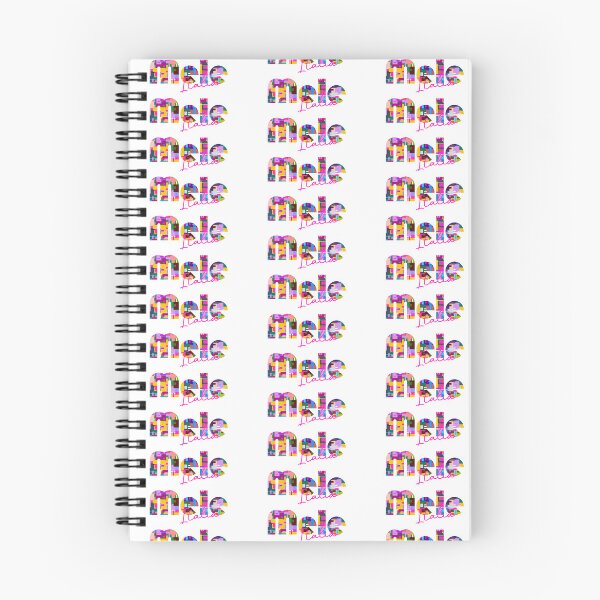 Item preview, Mele, Genova, Italy, Italia, colorful typography design for travellers designed and sold by Wanderful-roads.