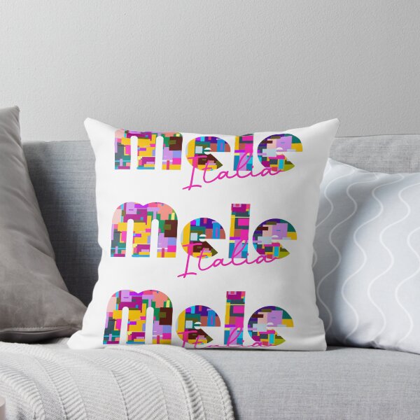 Item preview, Mele, Genova, Italy, Italia, colorful typography design for travellers designed and sold by Wanderful-roads.