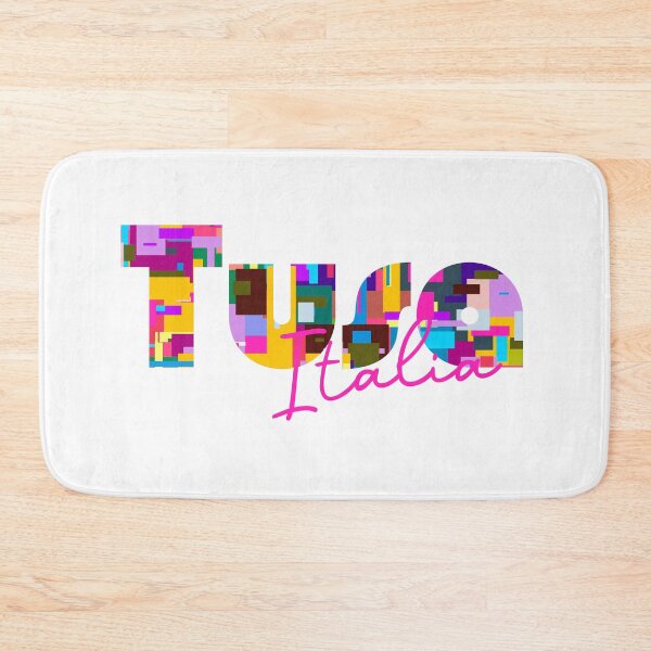 Item preview, Tusa, Messina, Italy, Italia, colorful typography design for travellers designed and sold by Wanderful-roads.
