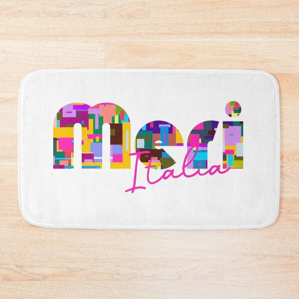 Item preview, Merì, Messina, Italy, Italia, colorful typography design for travellers designed and sold by Wanderful-roads.