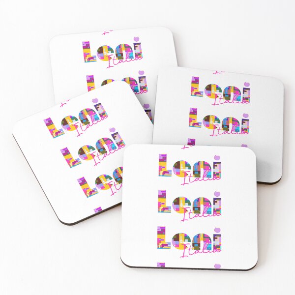 Item preview, Leni, Messina, Italy, Italia, colorful typography design for travellers designed and sold by Wanderful-roads.
