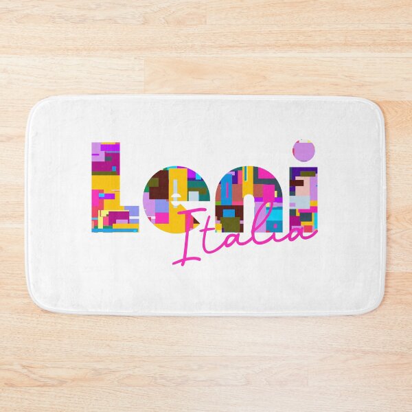 Item preview, Leni, Messina, Italy, Italia, colorful typography design for travellers designed and sold by Wanderful-roads.