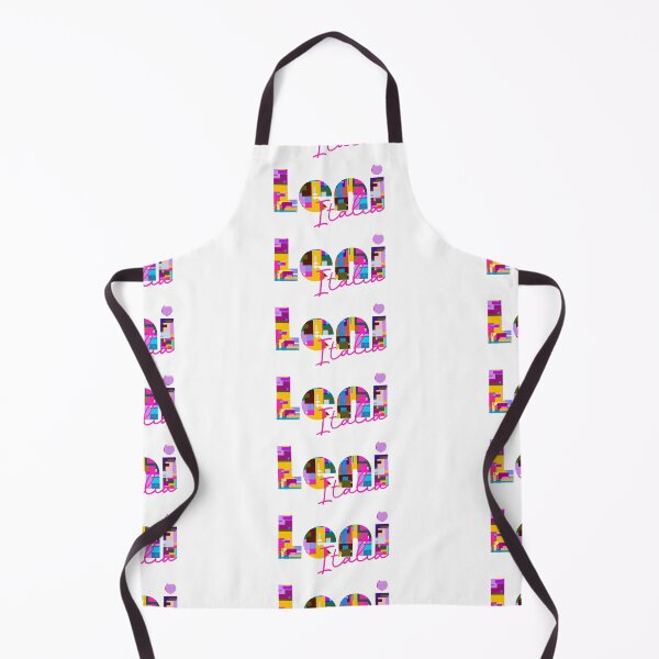 Item preview, Leni, Messina, Italy, Italia, colorful typography design for travellers designed and sold by Wanderful-roads.