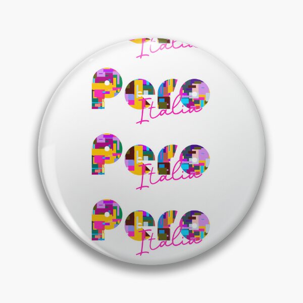 Item preview, Pero, Milán, Italia, diseño tipográfico colorido para viajeros designed and sold by Wanderful-roads.