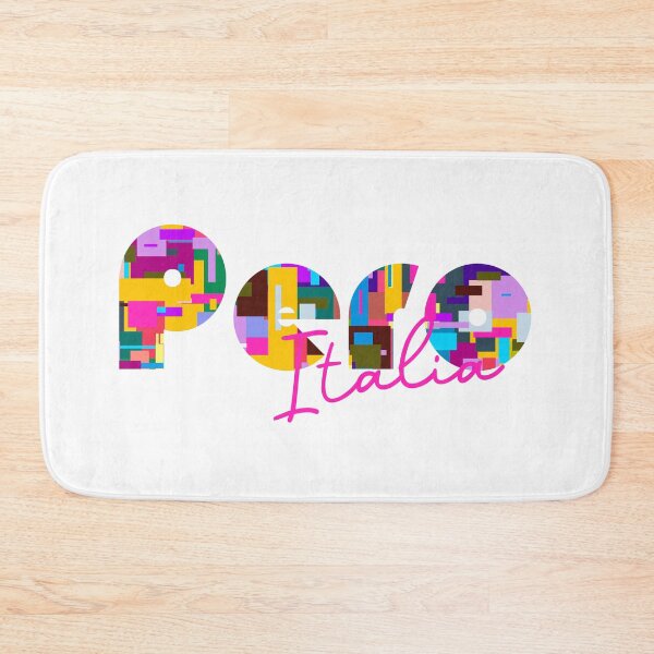 Item preview, Pero, Milano, Italy, Italia, colorful typography design for travellers designed and sold by Wanderful-roads.