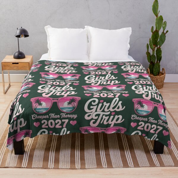 Item preview, Girls Trip Cheaper Than Therapy 2027 Oversized T-Shirt designed and sold by KuzBa.