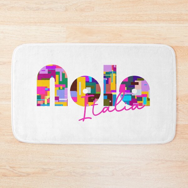 Item preview, Nola, Napoli, Italy, Italia, colorful typography design for travellers designed and sold by Wanderful-roads.