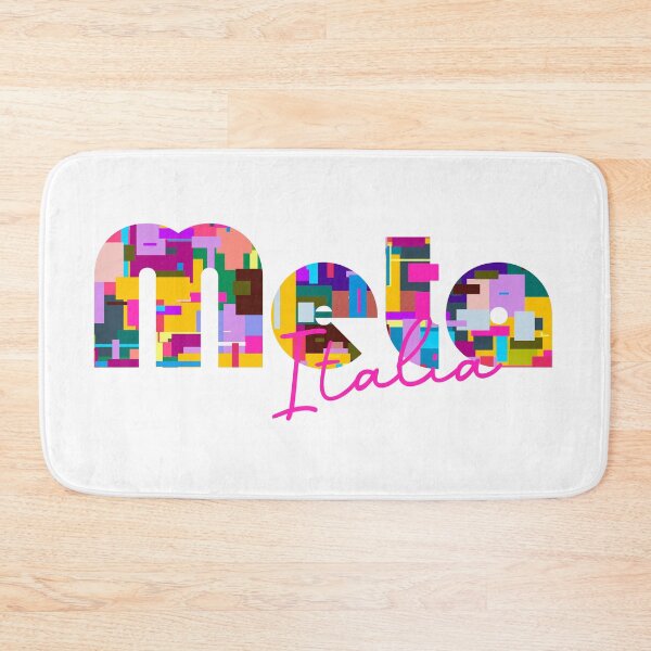 Item preview, Meta, Napoli, Italy, Italia, colorful typography design for travellers designed and sold by Wanderful-roads.