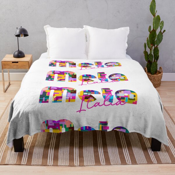Item preview, Meta, Napoli, Italy, Italia, colorful typography design for travellers designed and sold by Wanderful-roads.