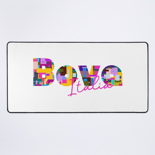 Item preview, Bova, Reggio Calabria, Italy, Italia, colorful typography design for travellers designed and sold by Wanderful-roads.