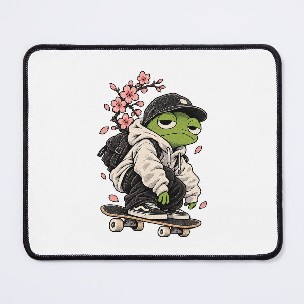 Item preview, Sakura Skate Frog designed and sold by EMAZY.