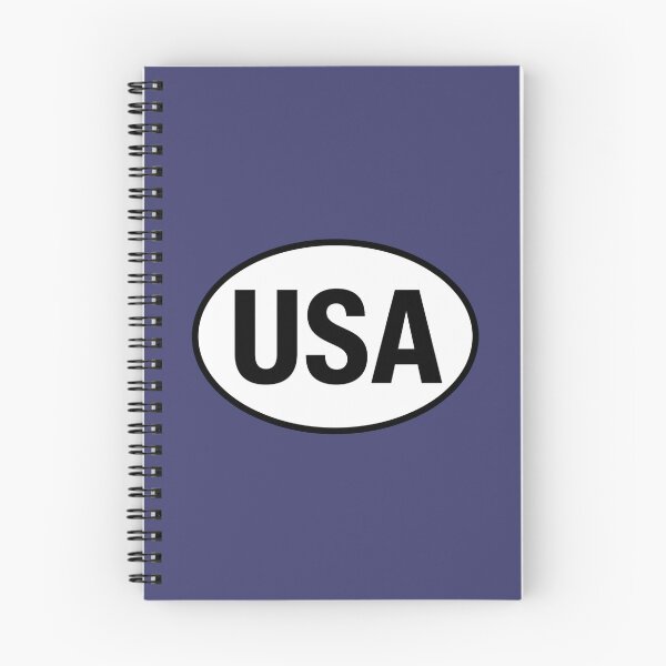Item preview, United States of America International Oval Sticker · Minimalist  Travel Identity designed and sold by The Digital Compass.