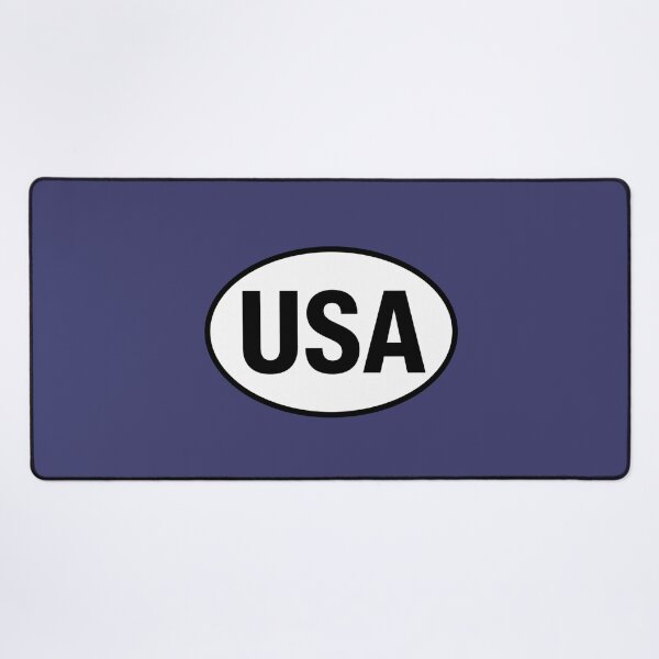 Item preview, United States of America International Oval Sticker · Minimalist  Travel Identity designed and sold by The Digital Compass.