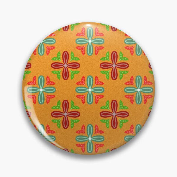 Item preview, Retro Floral Seamless Pattern with Folk Art Motif designed and sold by Birotaju.