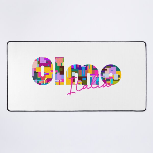Item preview, Olmo, Albisola Superiore, Italia, colorful typography design for travellers designed and sold by Wanderful-roads.