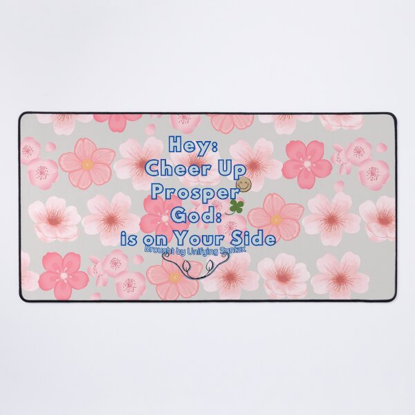Item preview, Cheer Up, Prosper - God is on Your Side Inspirational Typography & Motivational Quote Designs designed and sold by UnifyingSyntax.