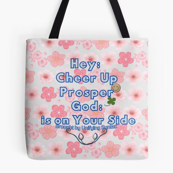 Item preview, Cheer Up, Prosper - God is on Your Side Inspirational Typography & Motivational Quote Designs designed and sold by UnifyingSyntax.