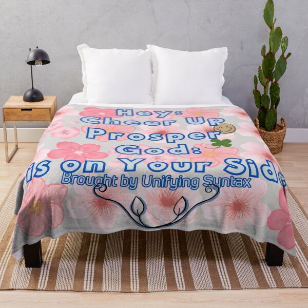 Item preview, Cheer Up, Prosper - God is on Your Side Inspirational Typography & Motivational Quote Designs designed and sold by UnifyingSyntax.