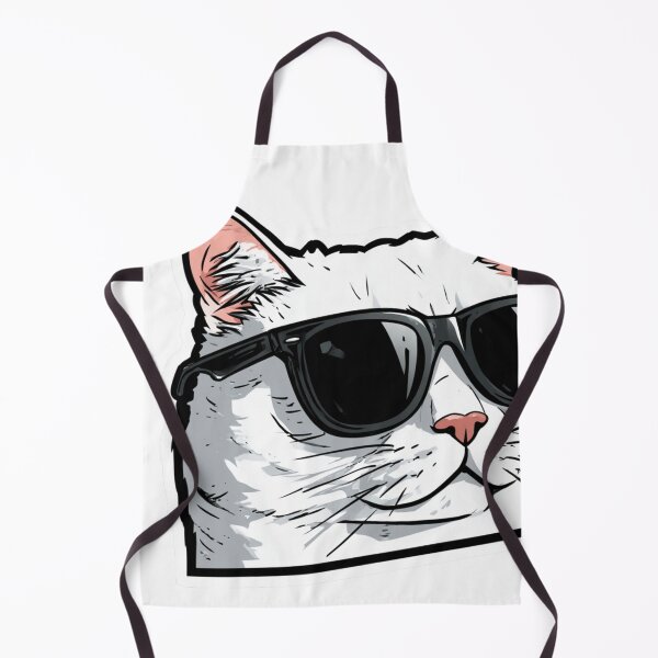 Item preview, Cool Cat Wearing Sunglasses Funny Feline designed and sold by NicolasGlowArt.
