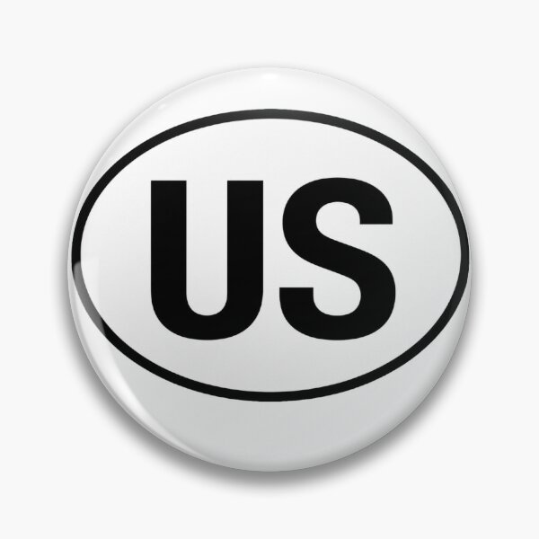Item preview, United States of America International Oval Sticker · Minimalist  Travel Identity designed and sold by The Digital Compass.