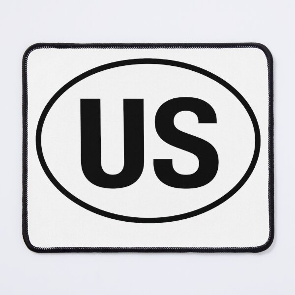 Item preview, United States of America International Oval Sticker · Minimalist Travel Identity designed and sold by The Digital Compass.