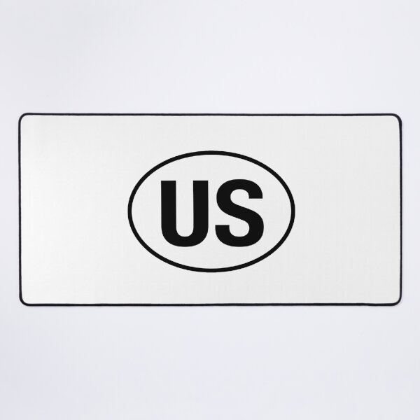 Item preview, United States of America International Oval Sticker · Minimalist Travel Identity designed and sold by The Digital Compass.