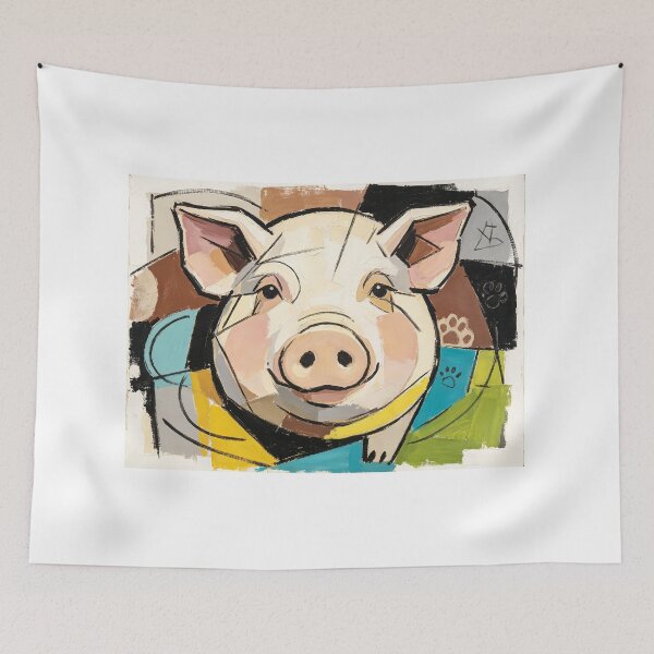 Item preview, impasto portrait designed and sold by forget45studio.