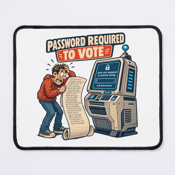 Item preview, Password Required to Vote designed and sold by M.Store.