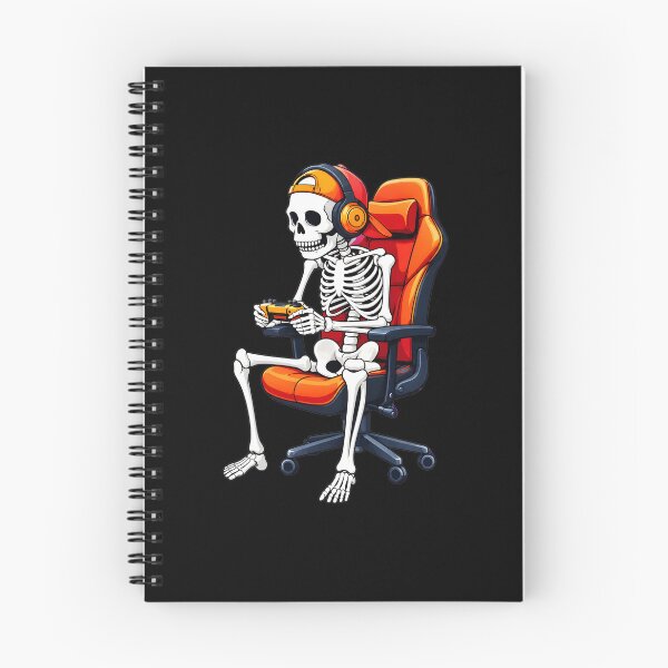 Item preview, Skeleton Gamer in Gaming Chair with Controller designed and sold by Dmo3HarkoArt.