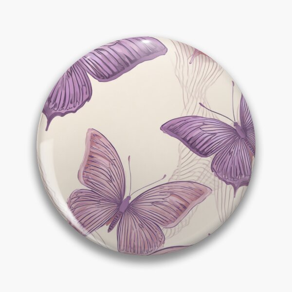 Item preview, Elegant Soft Purple Butterfly Aesthetic Pattern designed and sold by LakLuxe studio .