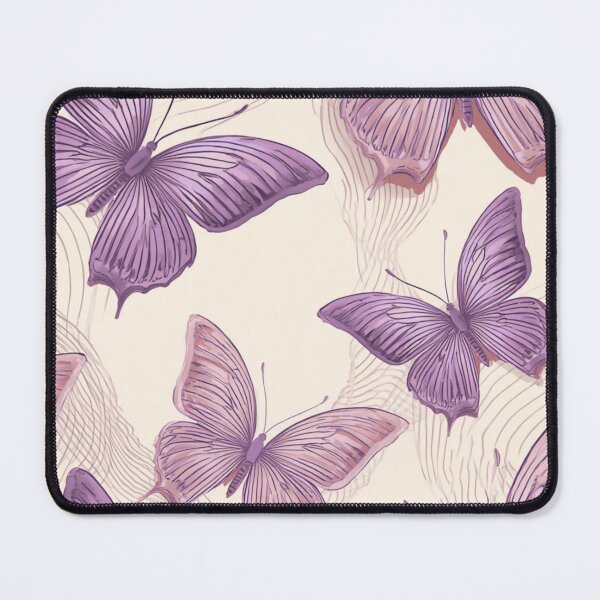 Item preview, Elegant Soft Purple Butterfly Aesthetic Pattern designed and sold by LakLuxe studio .