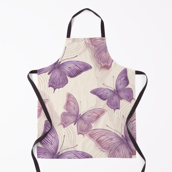 Item preview, Elegant Soft Purple Butterfly Aesthetic Pattern designed and sold by LakLuxe studio .