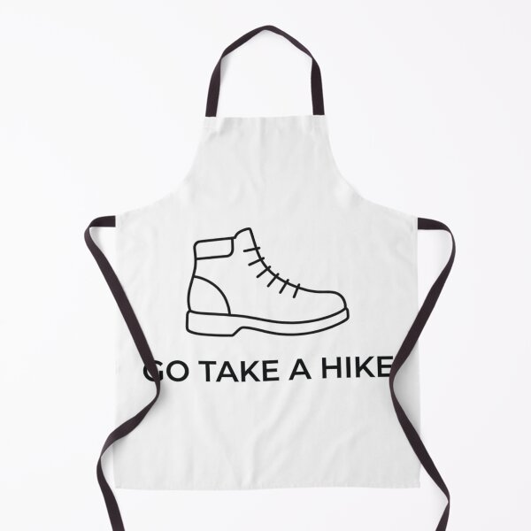 Item preview, Go Take a Hike Minimal Hiking Boot Outdoor Design designed and sold by GabeMountainArt.