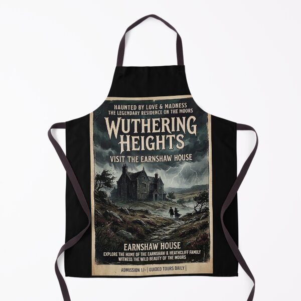 Item preview, Wuthering Heights Gothic Moorland Vintage Travel Poster designed and sold by ArtworkNorth.