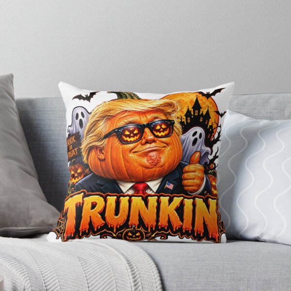Item preview, Title: Trumpkin Halloween Pumpkin Funny Political Parody designed and sold by CreativeNest Prints.