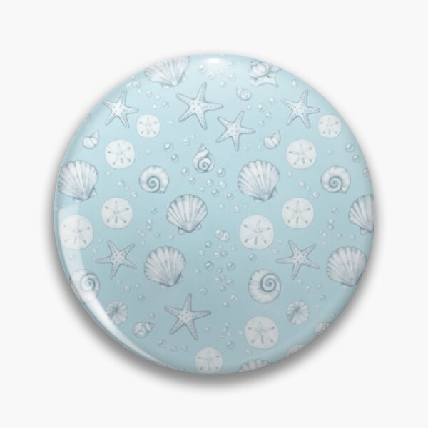 Item preview, Light Blue Sea Shell Coastal Coquette Mermaidcore Pattern Best Selling Design 2026 Starfish Beach  Aesthetic Girl Baby BoyGifts  Phone Case Blanket Mug Journal designed and sold by TeenLake.