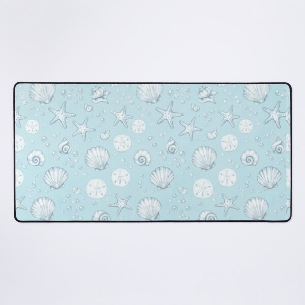 Item preview, Light Blue Sea Shell Coastal Coquette Mermaidcore Pattern Best Selling Design 2026 Starfish Beach Aesthetic Girl Baby BoyGifts Phone Case Blanket Mug Journal designed and sold by TeenLake.
