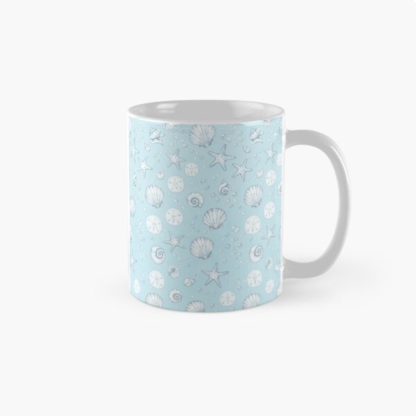 Item preview, Light Blue Sea Shell Coastal Coquette Mermaidcore Pattern Best Selling Design 2026 Starfish Beach  Aesthetic Girl Baby BoyGifts  Phone Case Blanket Mug Journal designed and sold by TeenLake.