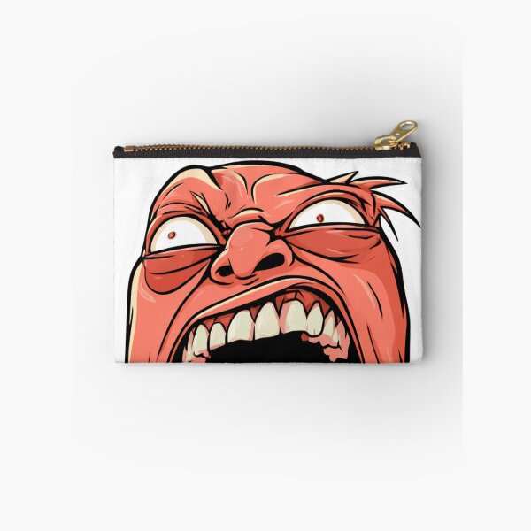 Item preview, Angry Screaming Face Cartoon Rage Expression designed and sold by NicolasGlowArt.