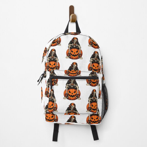 Item preview, Gamer Skeleton Halloween Jack-o-lantern Controller designed and sold by Dmo3HarkoArt.